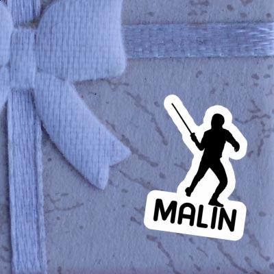 Sticker Fencer Malin Notebook Sticker Fencer Malin Gift package Image