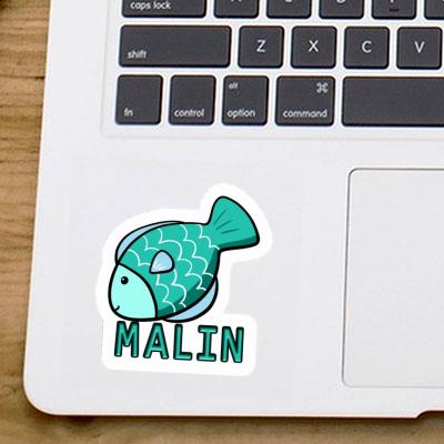 Sticker Malin Fish Notebook Sticker Malin Fish Gift package Image