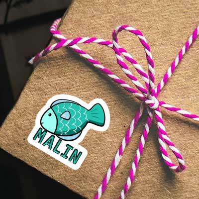 Sticker Malin Fish Notebook Sticker Malin Fish Gift package Image