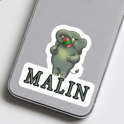 Malin Sticker Elephant Notebook Image