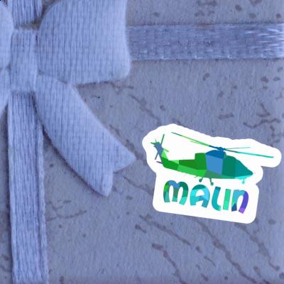 Sticker Malin Hubschrauber Notebook Image