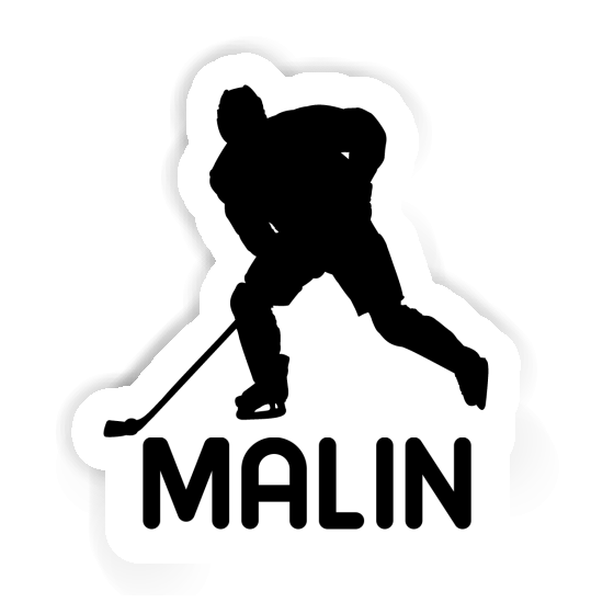 Hockey Player Sticker Malin Gift package Image
