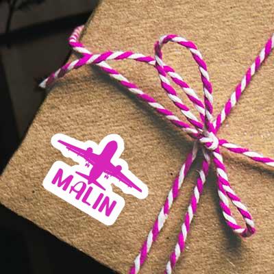 Autocollant Malin Jumbo-Jet Notebook Image