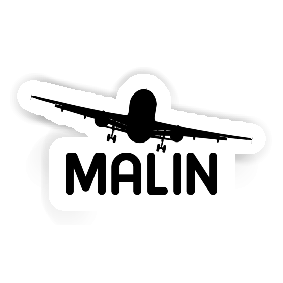 Sticker Malin Airplane Laptop Image