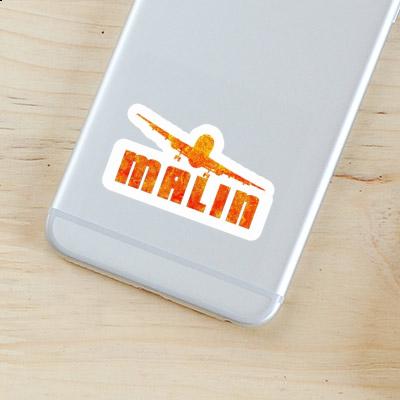 Malin Sticker Airplane Notebook Malin Sticker Airplane Notebook Image