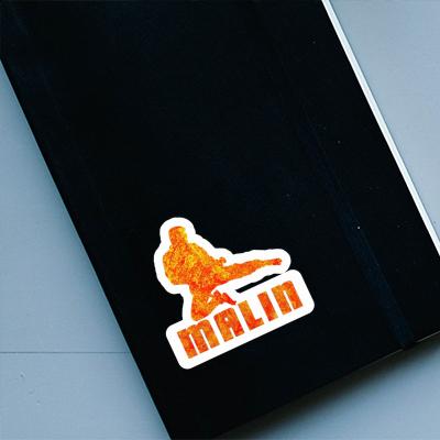 Malin Sticker Karateka Laptop Image