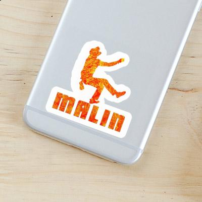 Malin Autocollant Grimpeur Laptop Image