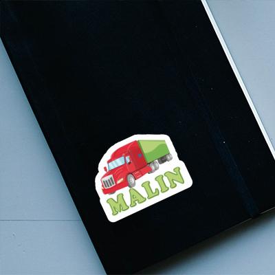Sticker Articulated lorry Malin Notebook Sticker Articulated lorry Malin Gift package Image