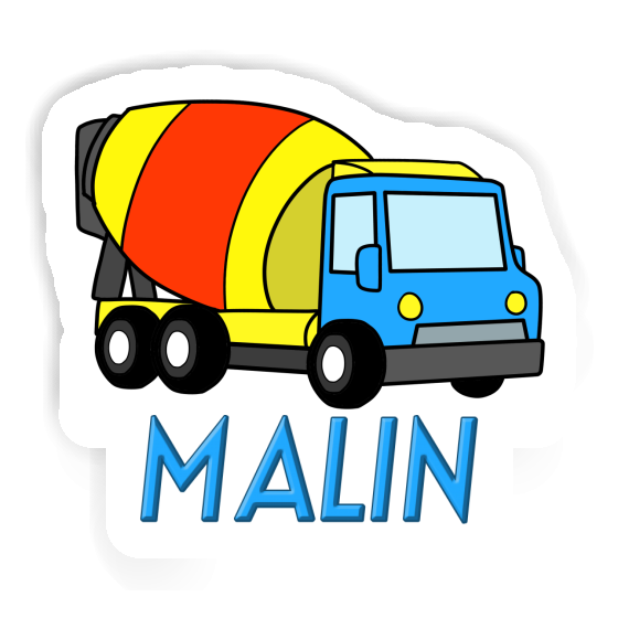 Malin Sticker Mixer Truck Notebook Malin Sticker Mixer Truck Notebook Image
