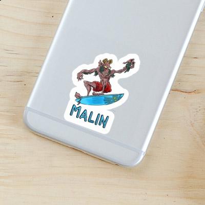 Sticker Malin Surfer Notebook Image