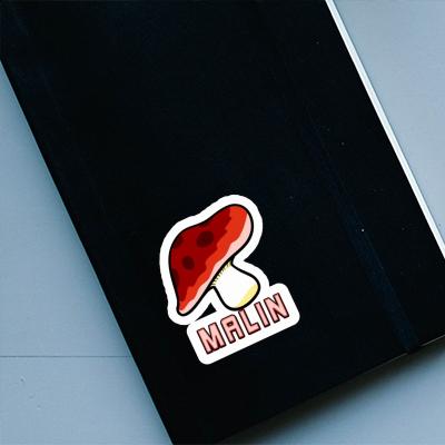 Malin Sticker Mushroom Notebook Malin Sticker Mushroom Gift package Image