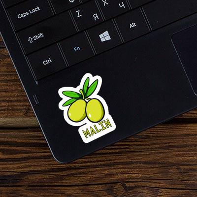 Olive Sticker Malin Notebook Olive Sticker Malin Notebook Image