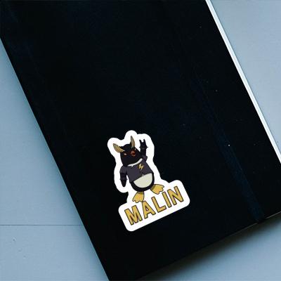 Malin Sticker Penguin Notebook Malin Sticker Penguin Gift package Image