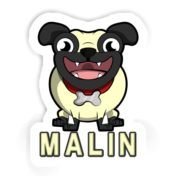 Sticker Malin Pug Notebook Sticker Malin Pug Gift package Image