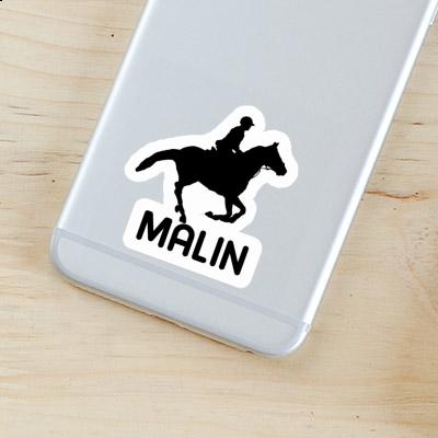 Sticker Malin Horse Rider Image