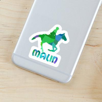 Sticker Malin Horse Rider Laptop Image