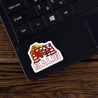 Sticker Road Construction Malin Notebook Sticker Road Construction Malin Gift package Image