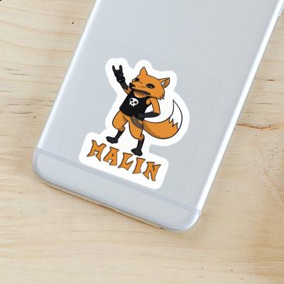 Sticker Malin Rocker Fox Image