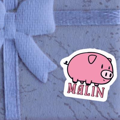 Malin Aufkleber Schwein Notebook Malin Aufkleber Schwein Gift package Image