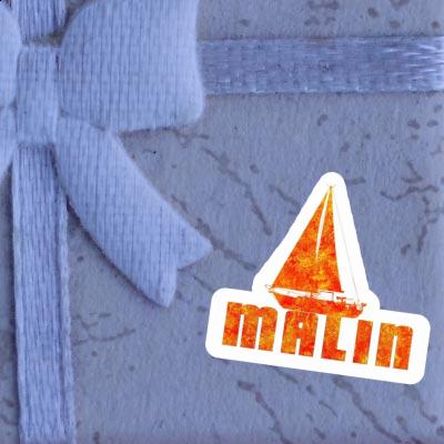 Sticker Sailboat Malin Gift package Image