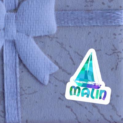 Sailboat Sticker Malin Sailboat Sticker Malin Image