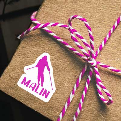 Sticker Malin Skier Notebook Sticker Malin Skier Gift package Image
