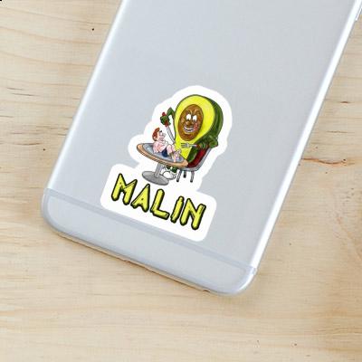 Avocado Sticker Malin Notebook Avocado Sticker Malin Gift package Image