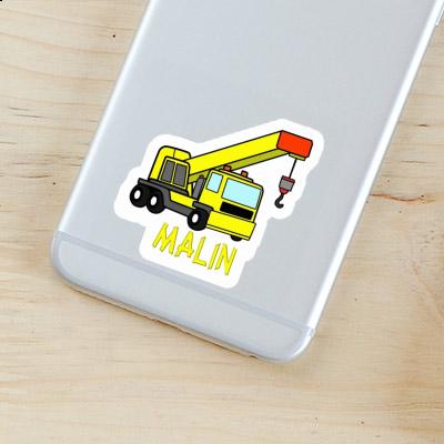 Malin Sticker Truck crane Notebook Malin Sticker Truck crane Gift package Image