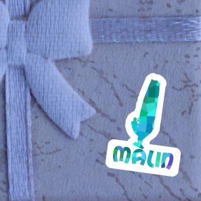 Malin Sticker Windsurfer Notebook Malin Sticker Windsurfer Gift package Image
