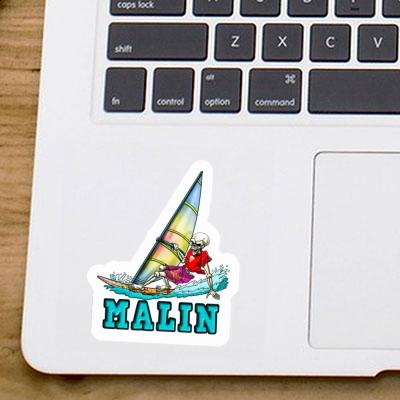 Malin Sticker Surfer Laptop Image