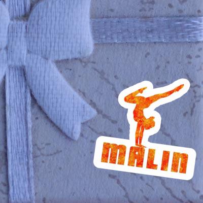 Sticker Malin Yoga-Frau Notebook Sticker Malin Yoga-Frau Notebook Image