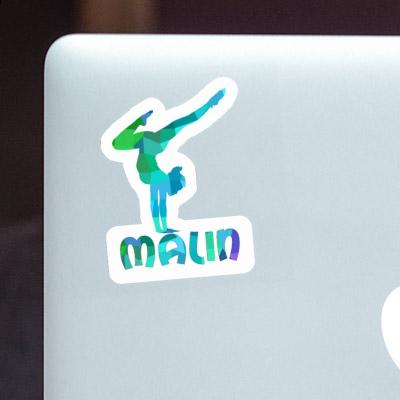 Sticker Yoga Woman Malin Sticker Yoga Woman Malin Image