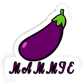 Mammie Sticker Aubergine Image