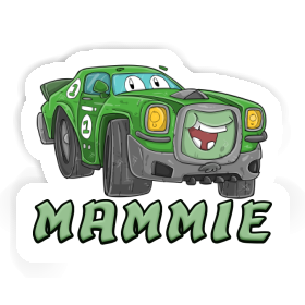 Mammie Sticker Race car Image