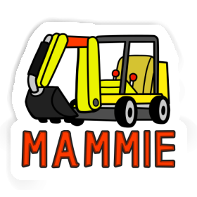 Sticker Mini-Excavator Mammie Image