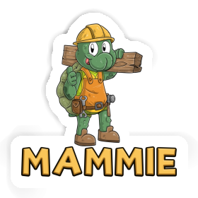 Sticker Mammie Construction worker Image