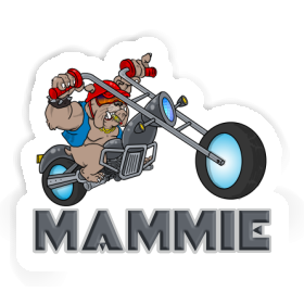 Sticker Mammie Biker Image