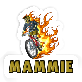 Freeride Biker Sticker Mammie Image