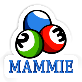 Billiard Ball Sticker Mammie Image