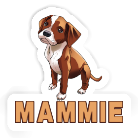 Sticker Mammie Boxer Dog Image