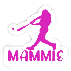 Sticker Baseball Player Mammie Image