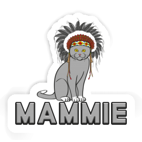 Sticker American Indian Mammie Image