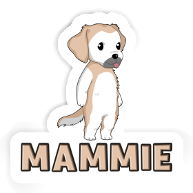 Mammie Autocollant Golden Retriever Image