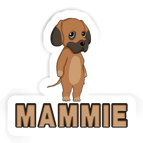 Autocollant Dogue allemand Mammie Image