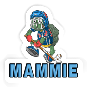 Sticker Hockey Player Mammie Image