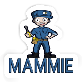 Sticker Mammie Electrician Image