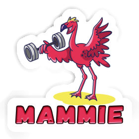 Sticker Weight Lifter Mammie Image