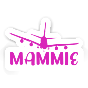 Mammie Sticker Airplane Image