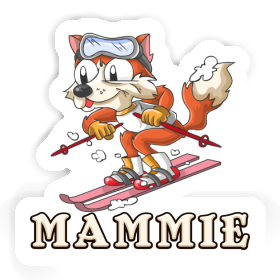 Sticker Mammie Skier Image