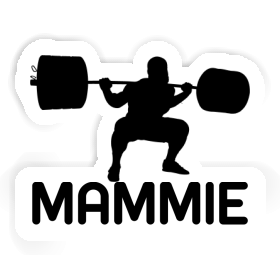 Mammie Sticker Weightlifter Image